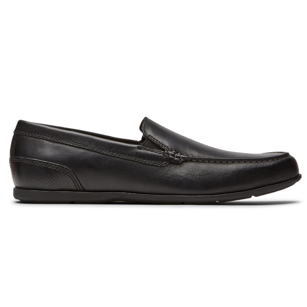 Rockport Mens Malcom Venetian - Slip-On Black - EIZ360941